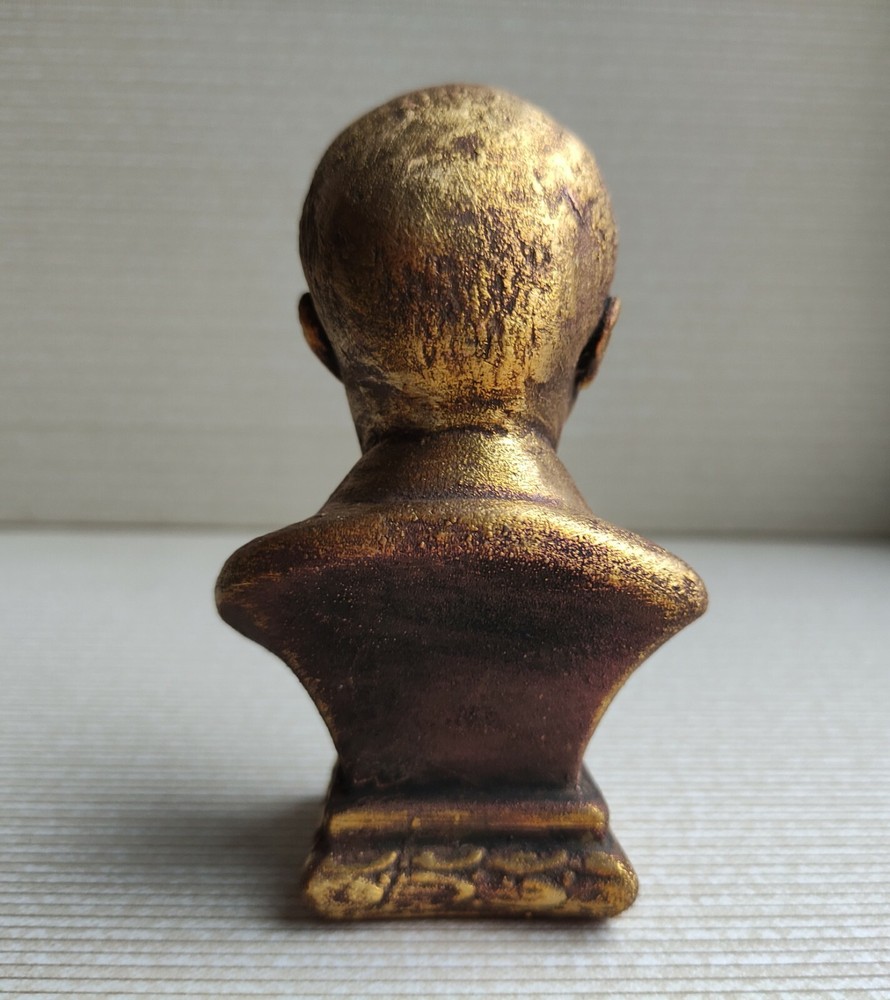 Soviet Russian lider LENIN bust statue Stalin H=9 cm
