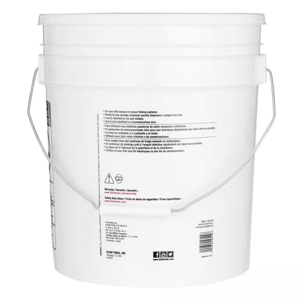 Poly Pull Line with Orange Tracer 6500-Foot