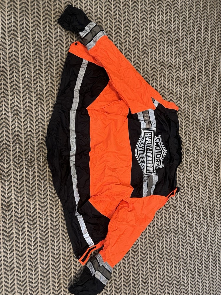 Harley Davidson Reflective, Rain Suit Size Small