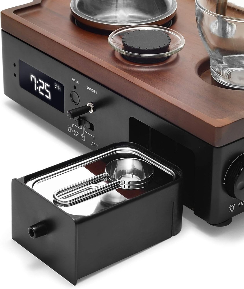 Joy Resolve Barisieur Coffee Maker and Alarm Clock Black