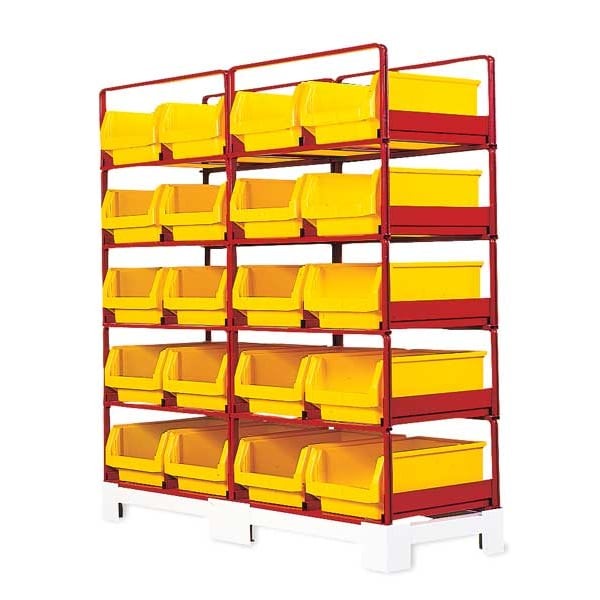 Ssi Schaefer 1463.130906Bl1 Solid & Stackable Straight Wall Storage Container,