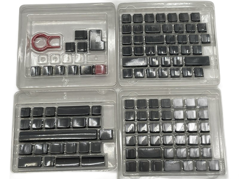 Glorious Aura V1 Pudding Black Keycaps