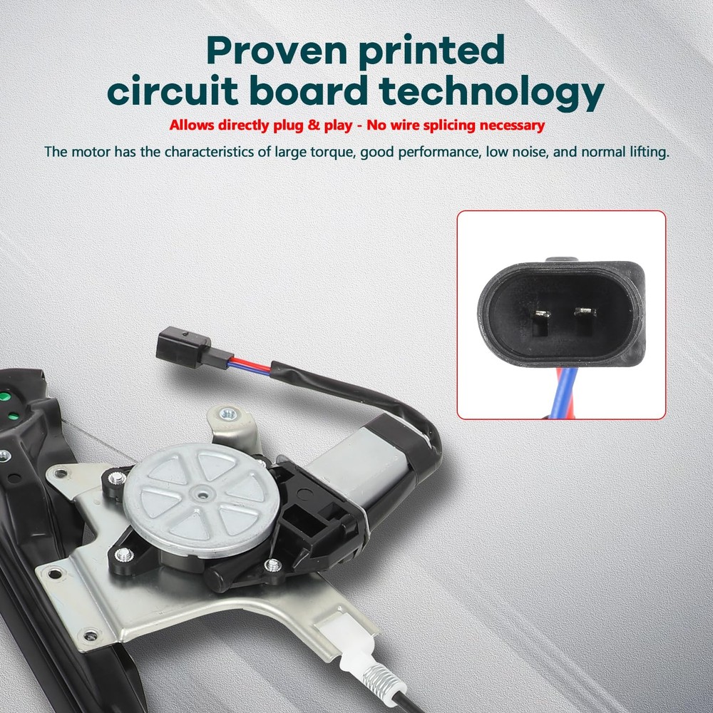 751-228 左前驱动器车窗调节器电机组件适用于 2008 - 2011 年焦点