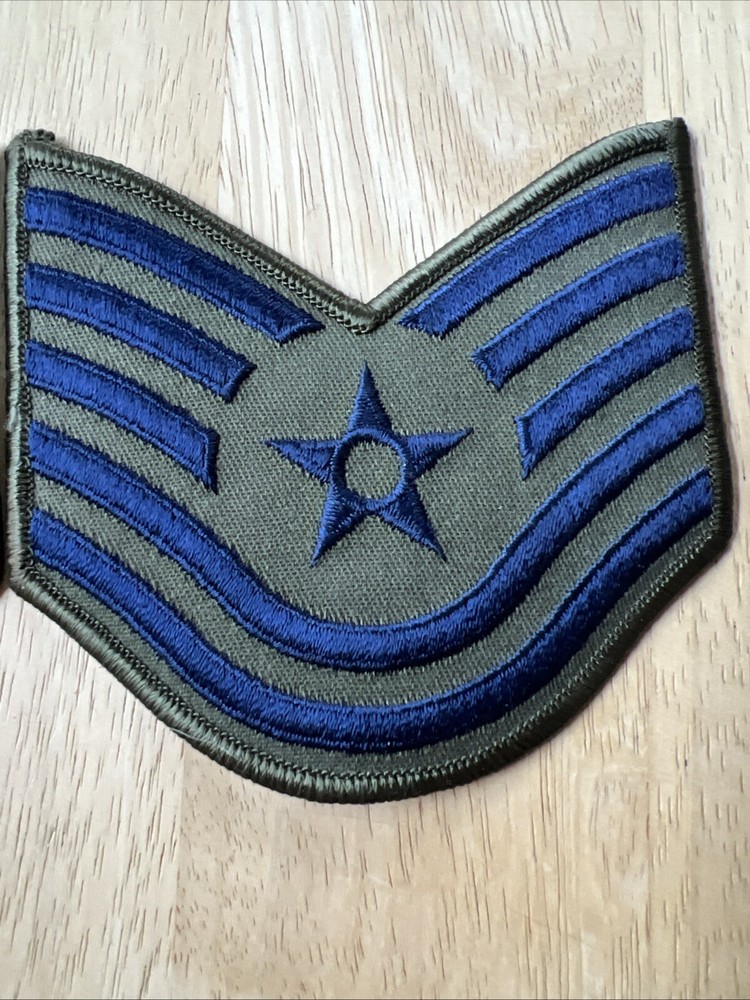Vintage US Air Force Tech Sergeant Rank Patch Insignia E-6 E6 USAF.