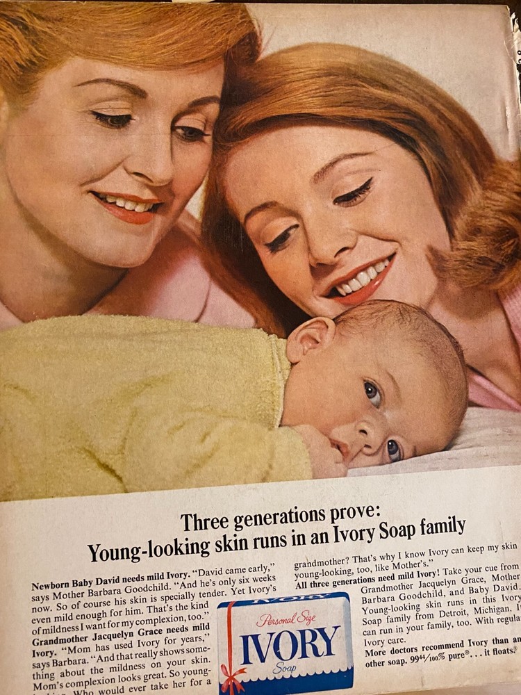 Ivory Soap, Full Page Vintage Print Ad