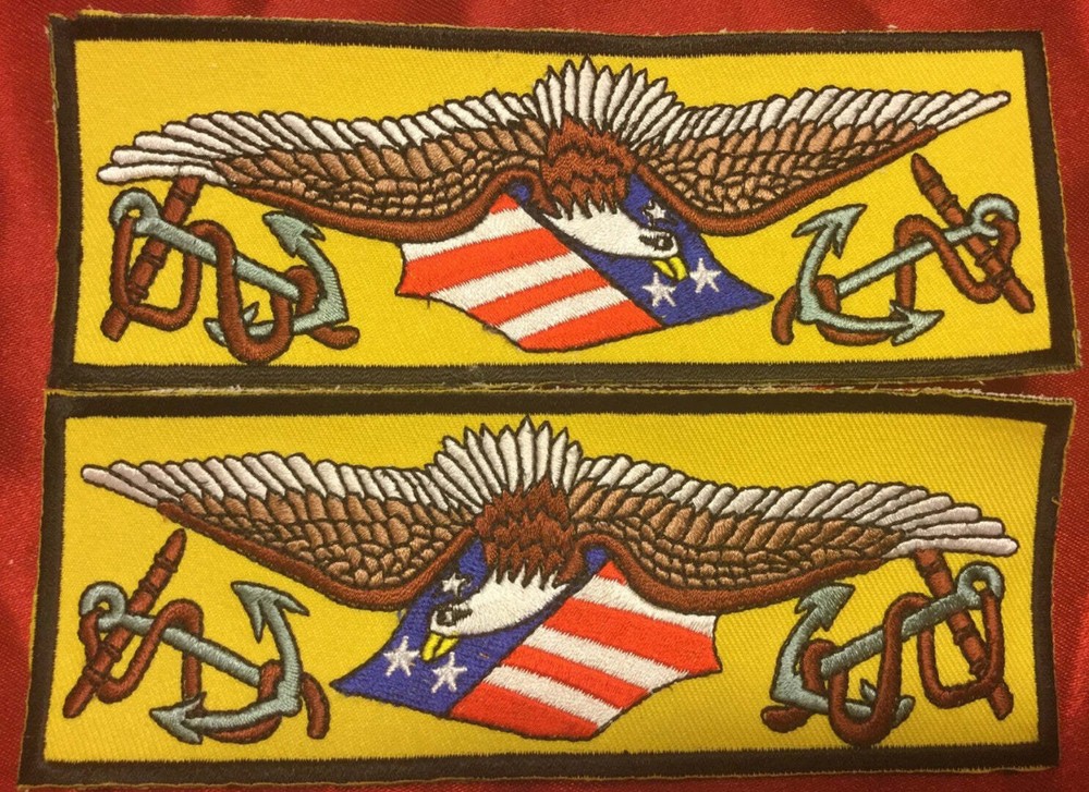 EAGLE ANCHOR AND FLAG LIBERTY CUFF SET