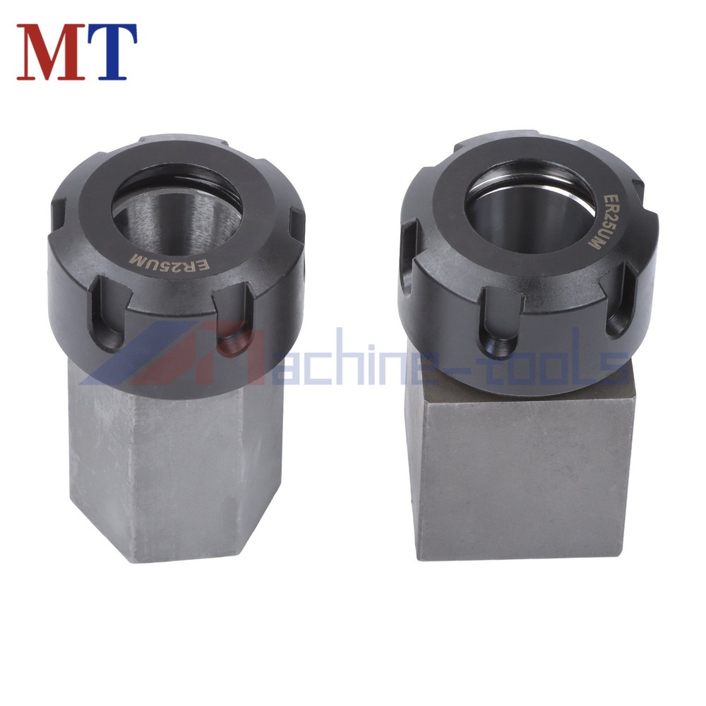 Industrial ER-25 Hex & Square Collet Blocks for Machine