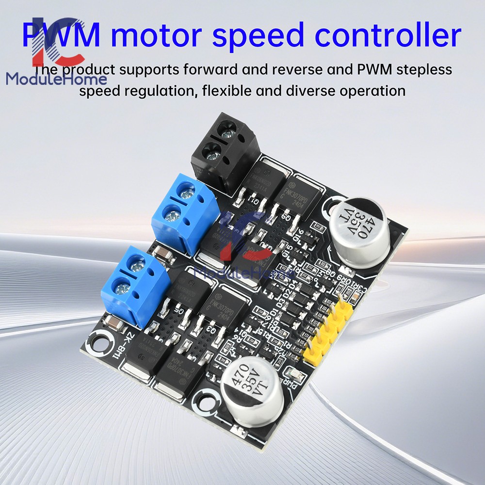 DC 3-18V 10A PWM DC Motor Speed Controller, Forward/ Reverse Motor Driver Module