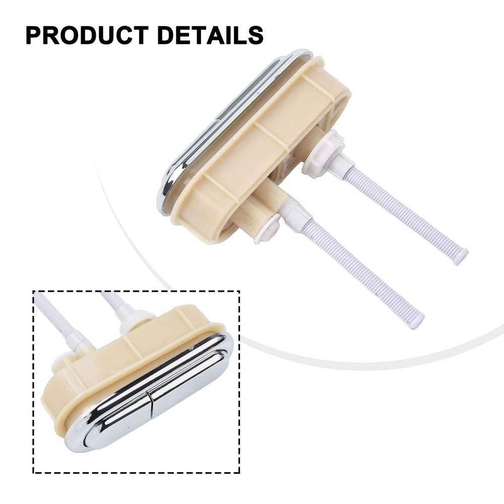 Oval Toilet Push Button for Efficient Waste Removal and Water Conservation