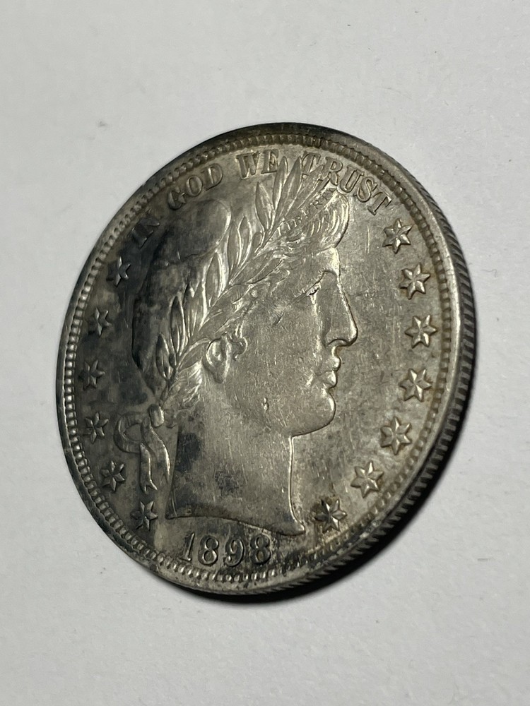1898 P Barber Half Dollar,