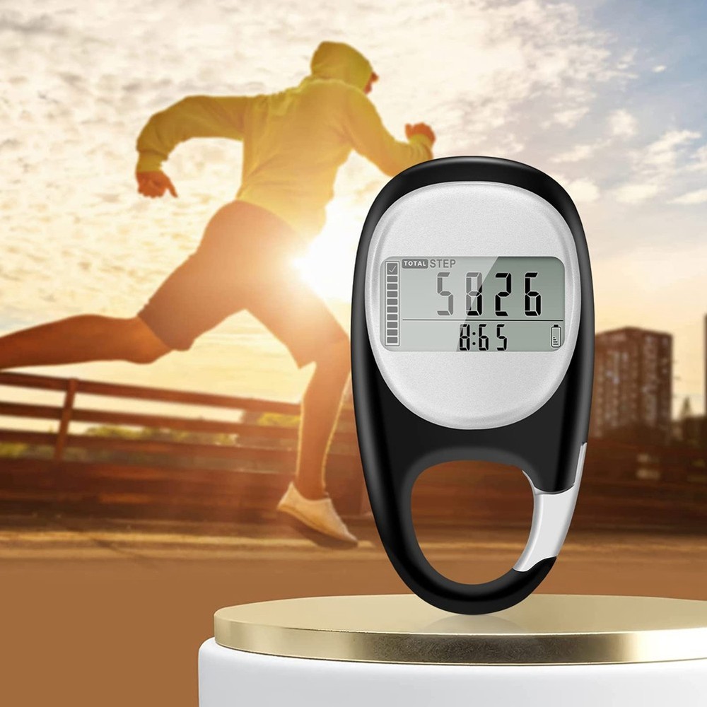 Pedometer for Walking, Portable Walking Pedometer 3D Step Counter, Simple6145