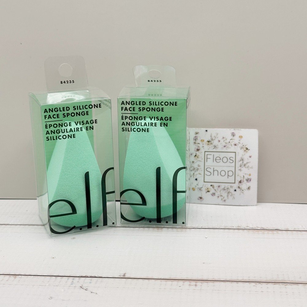 ELF Angled Silicone Face Sponge 2-pack