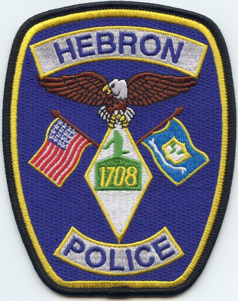 HEBRON CONNECTICUT POLICE PATCH