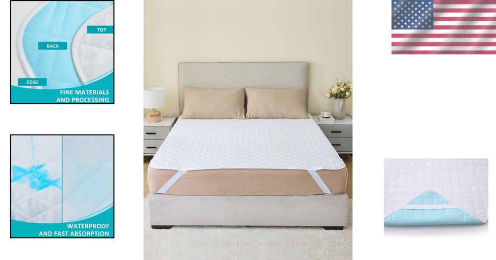 Heavy Absorbency Incontinence Mattress Protector
