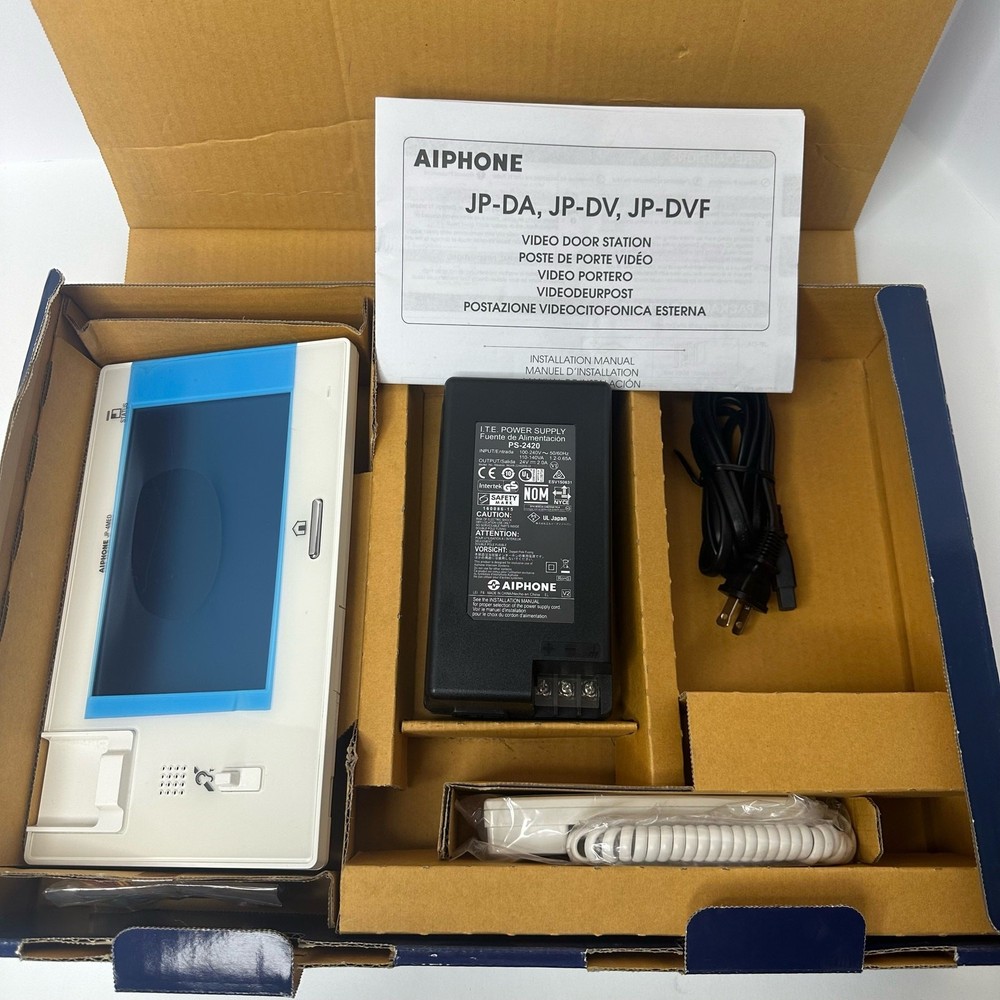 Aiphone JPS-4AEDF 7" Touchscreen Flush Video Intercom New Open Box