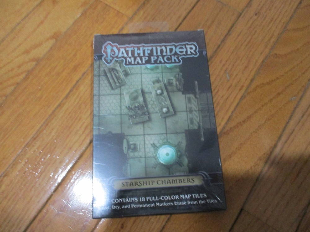 D&D D20 Paizo Pathfinder Map Pack Starship Chambers SW