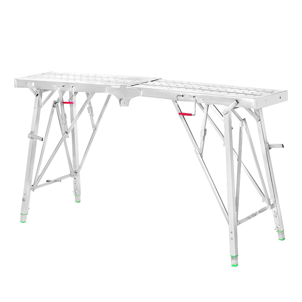 Portable Multipurpose Folding Scaffolding Work Platform Scaffold Tower Ladder