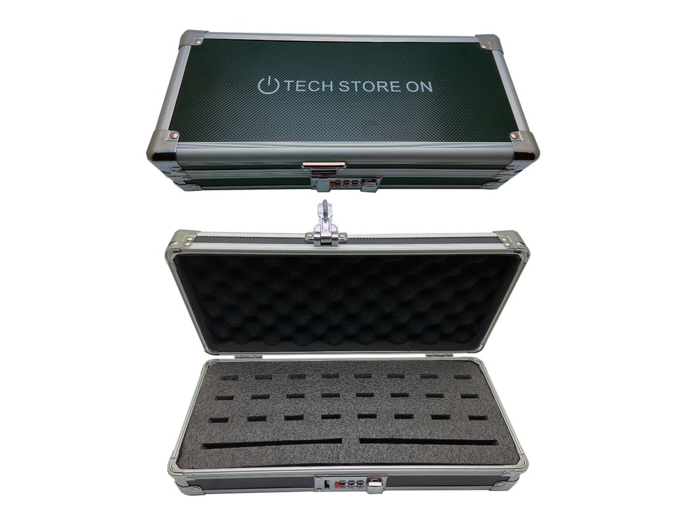 Aluminum USB Storage Case 24 + 2 Slots with Lock