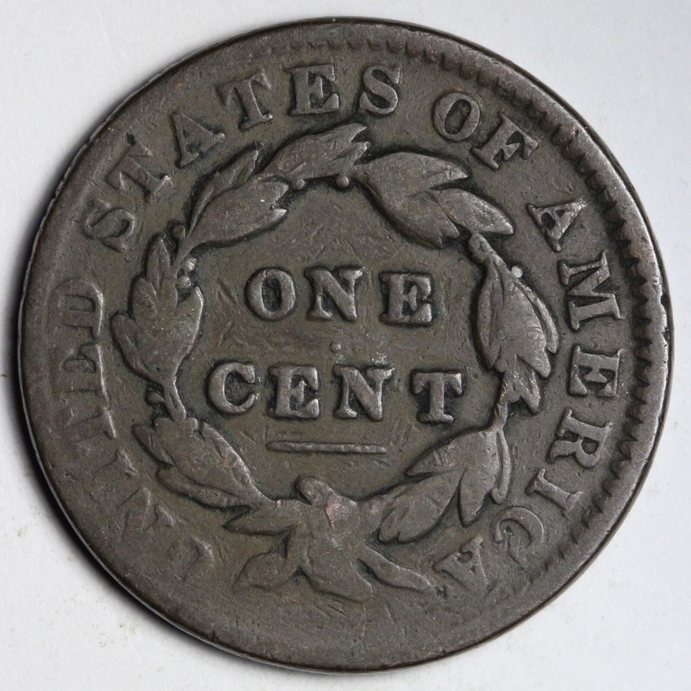 1831 Coronet Head Large Cent CHOICE FINE E114 UNL