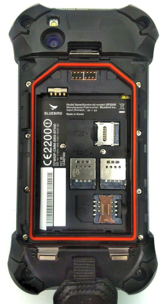 Bluebird EF500R-W4LF Mobile Handheld Computer Rugged Win 10 Dual SIM 13MP