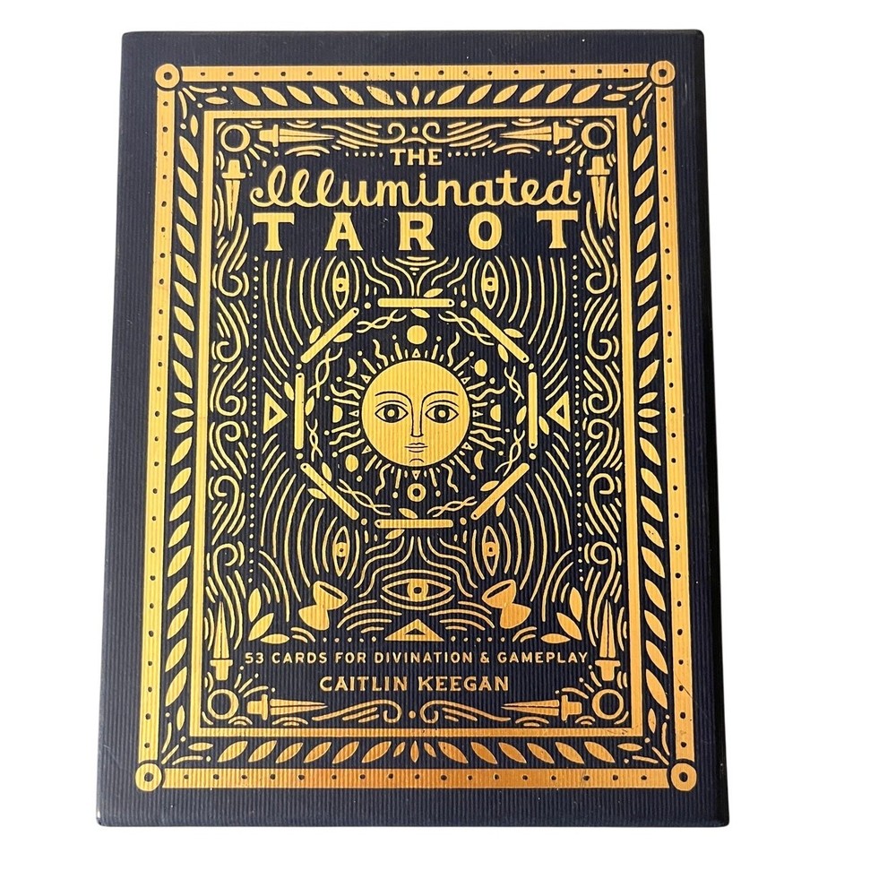 Illuminated Tarot 53 Cards for Divination Gameplay  With Guidebook
