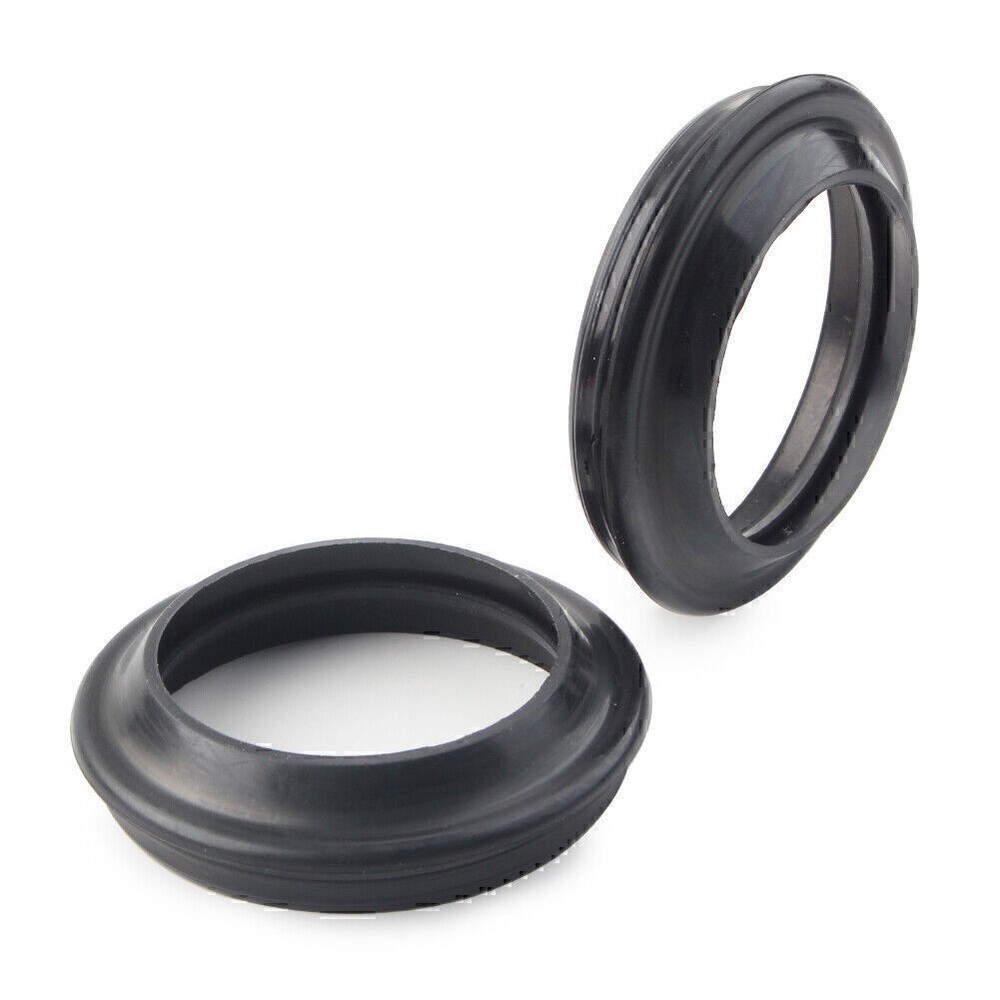 2Pcs Front Fork Damper Shock Absorber Fork Dust Seals 43X55 MM For Motorcycle