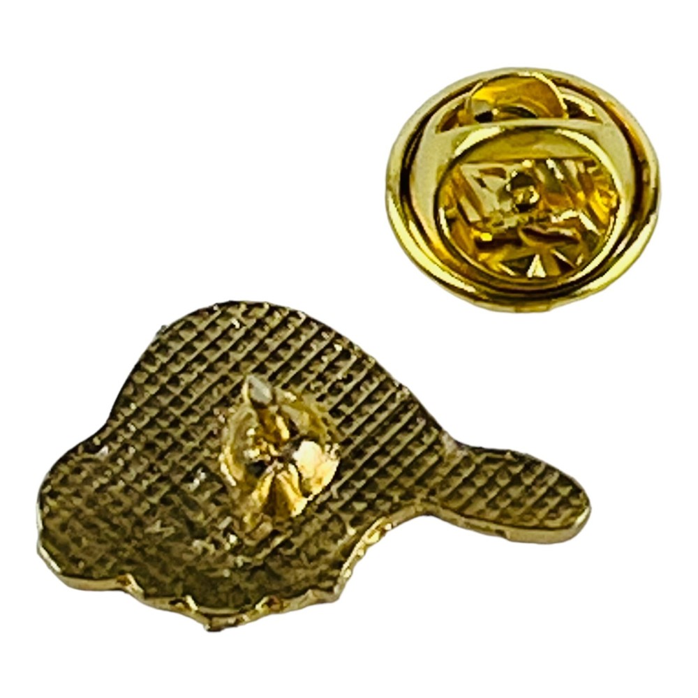 Vintage Beaver Lapel Hat Pin Gift
