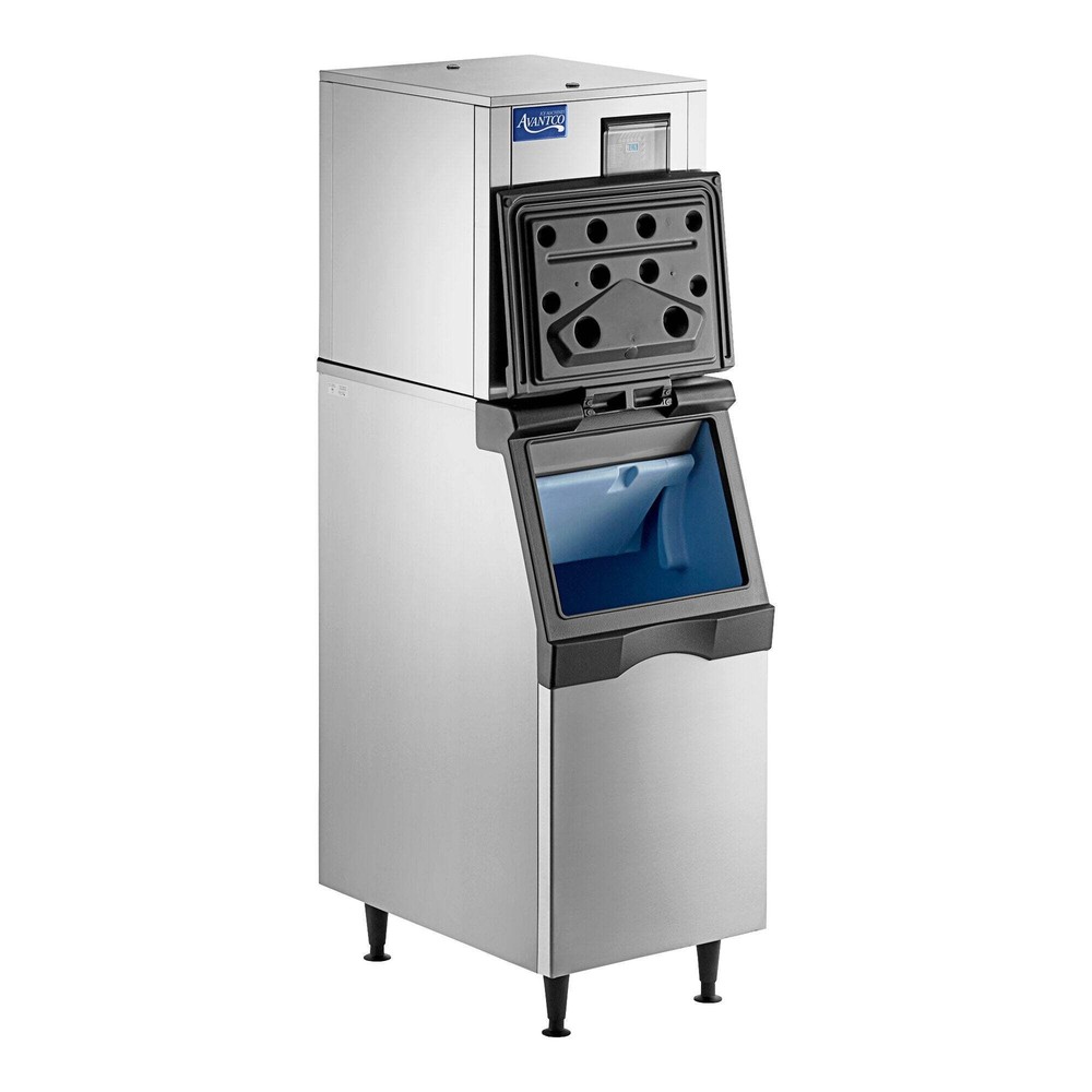 22" Air Cooled Modular Nugget Ice Machine with Bin - 550 lb.