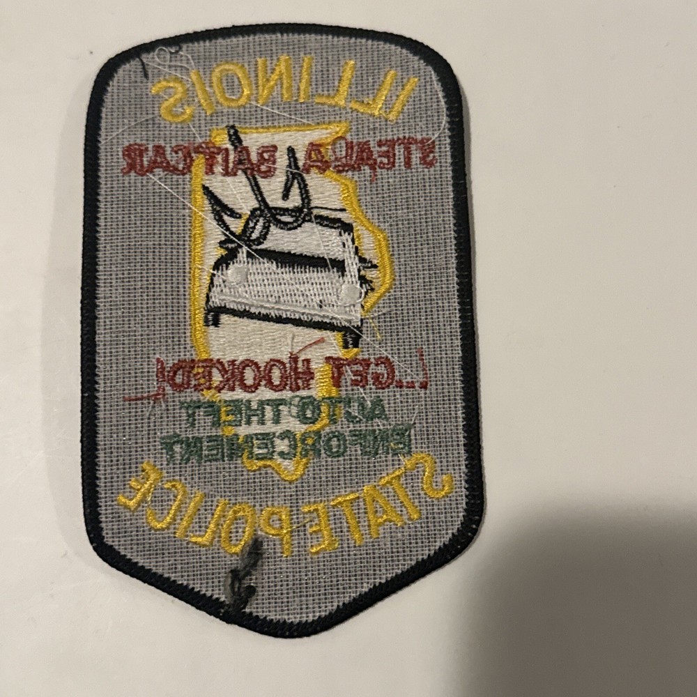Illinois State Police Bait Car Unit Shoulder Patch ISP