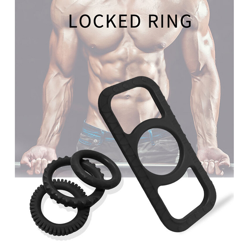 4X Penis Extender Enlarger Sleeve Ring for Reusable Condom Delay Ejaculation Men
