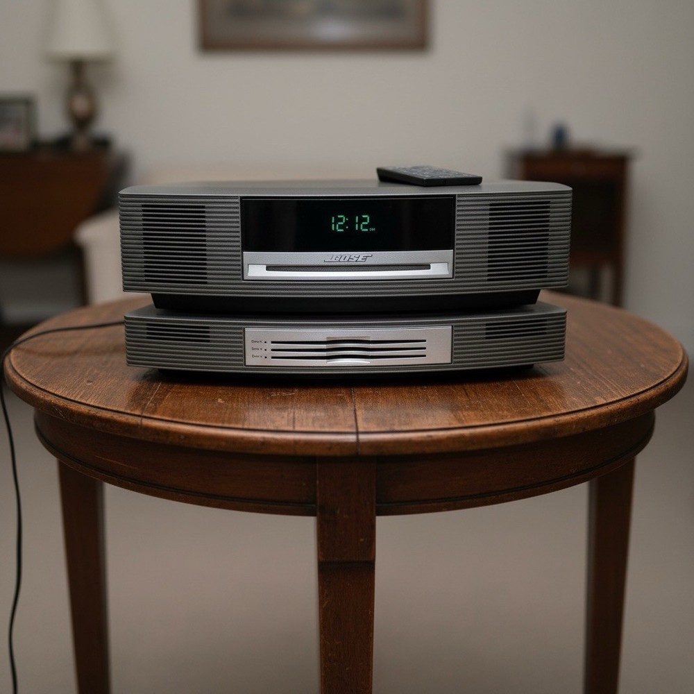 Bose Wave Music System and Bose Wave Multi CD Changer w Remote Tested Working