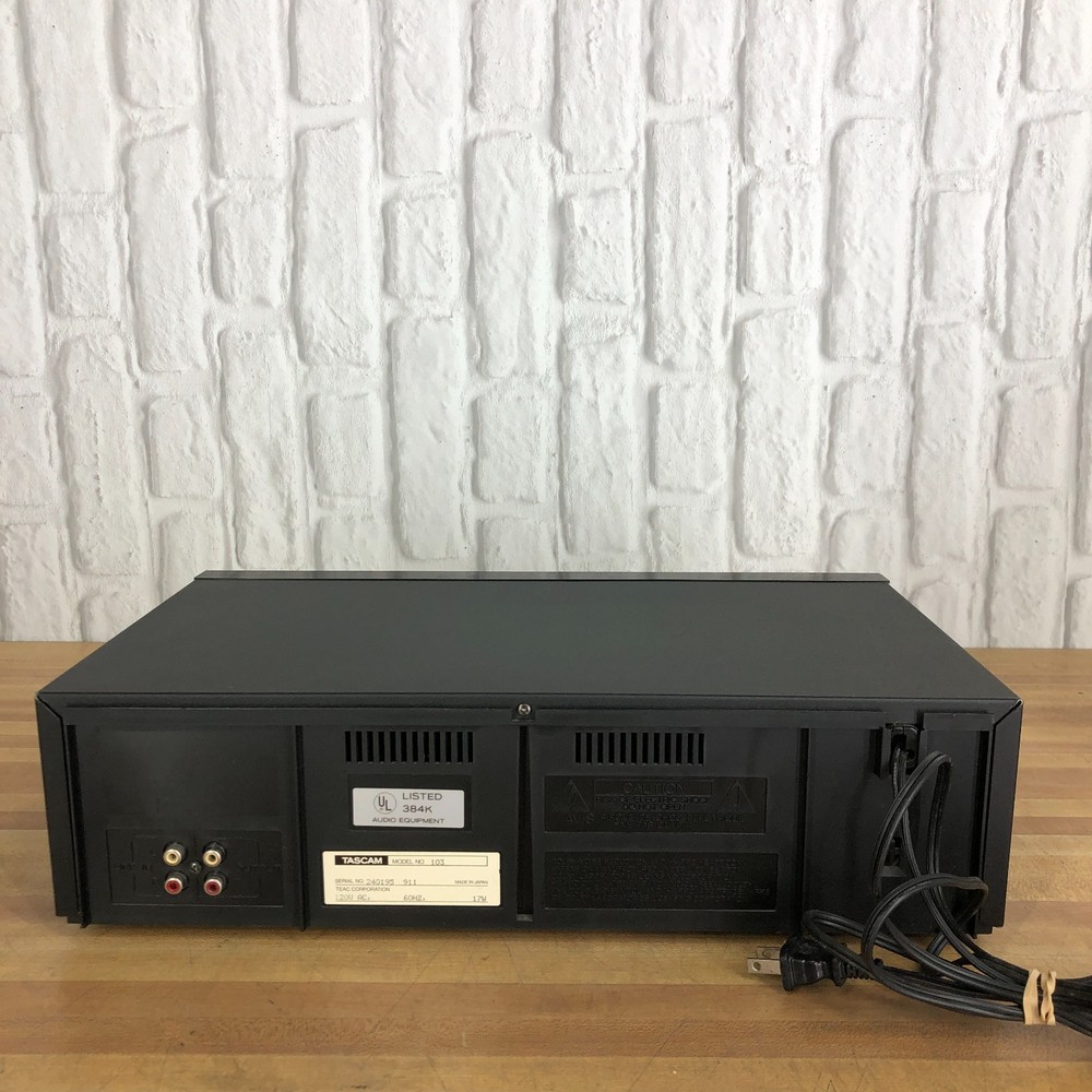 Tascam 103 Pro Cassette Deck Player 3 Head System (WORKS) Complete In Box