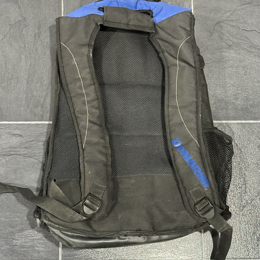 DeMarini Black Blue Baseball Softball Bat Bag Backpack