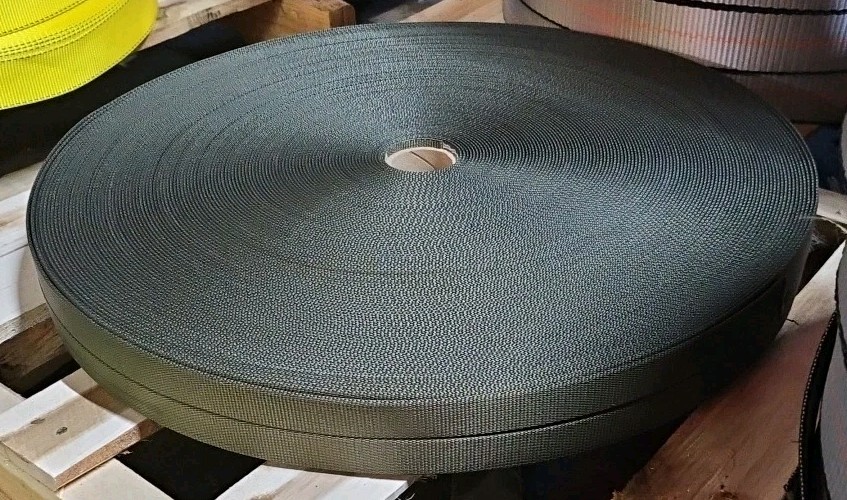 280' Roll of 1" Olive Tie Down Webbing - 2 Rolls Available! NEW!