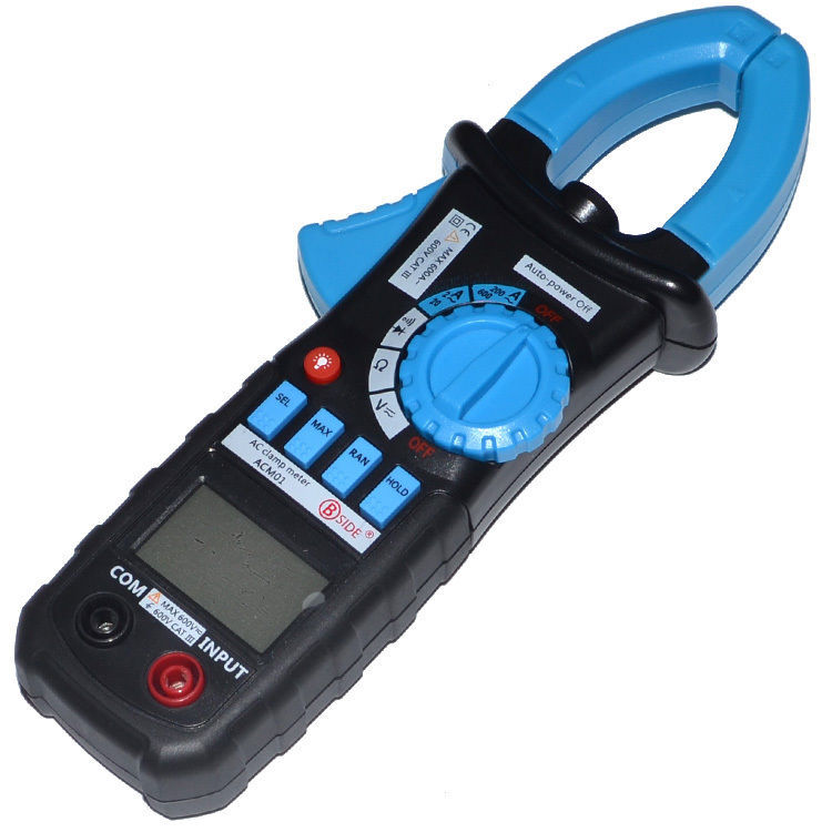 ACM01  DIGITAL AC CLAMP METER tester resistance Continuity work + backlight buz