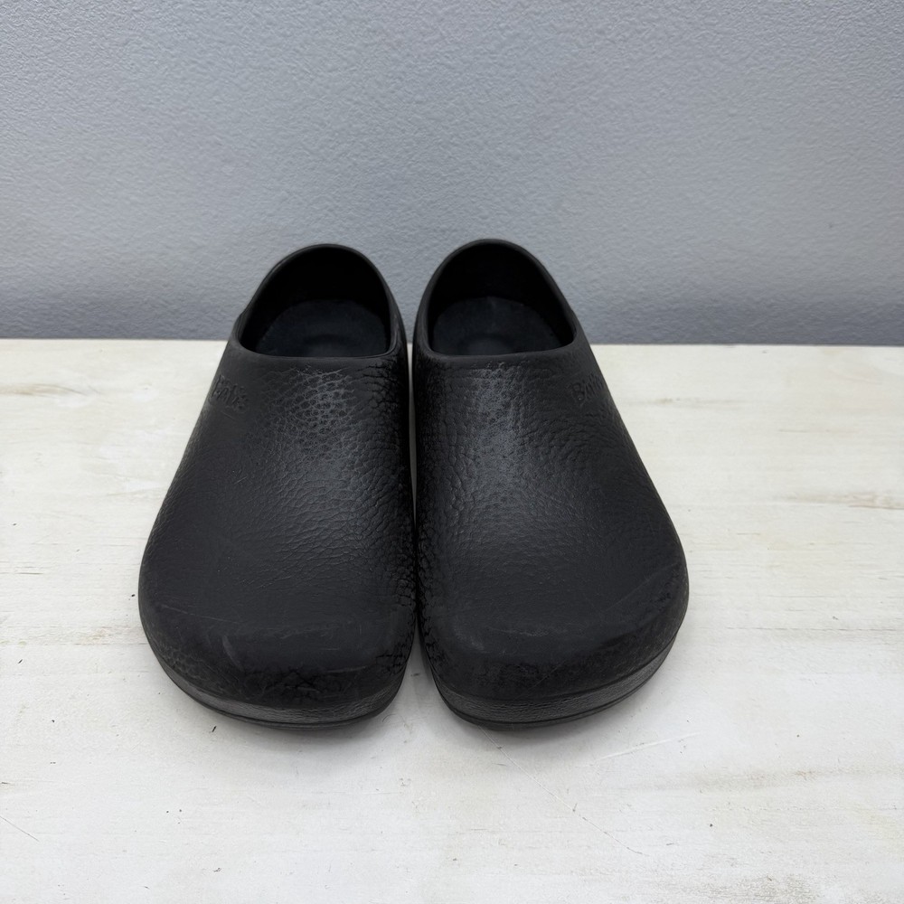 Birki’s Profi-Birki Black Rubber Clogs Size 11 Men