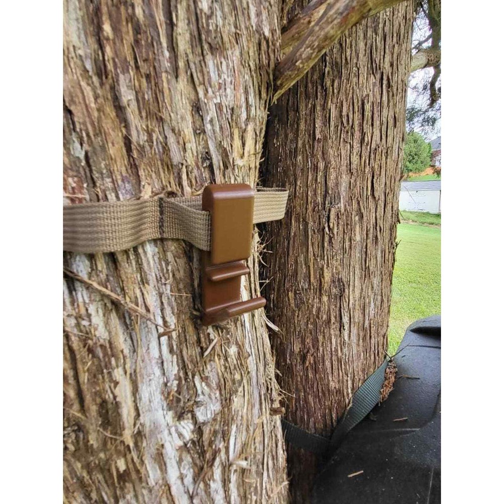 Molle Tree Accessory / Gear Hook /Hanger - For Saddle Hunting- Brown