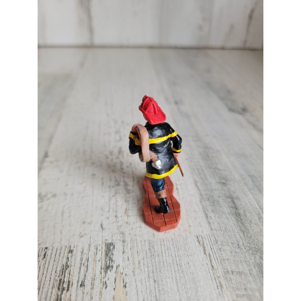 Lemax firefighter axe hose Village accessory
