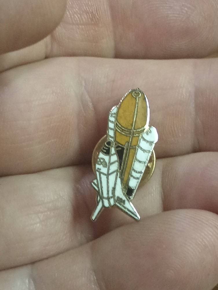 Vintage Space Shuttle Pin From 30 Yr Nasa Retiree