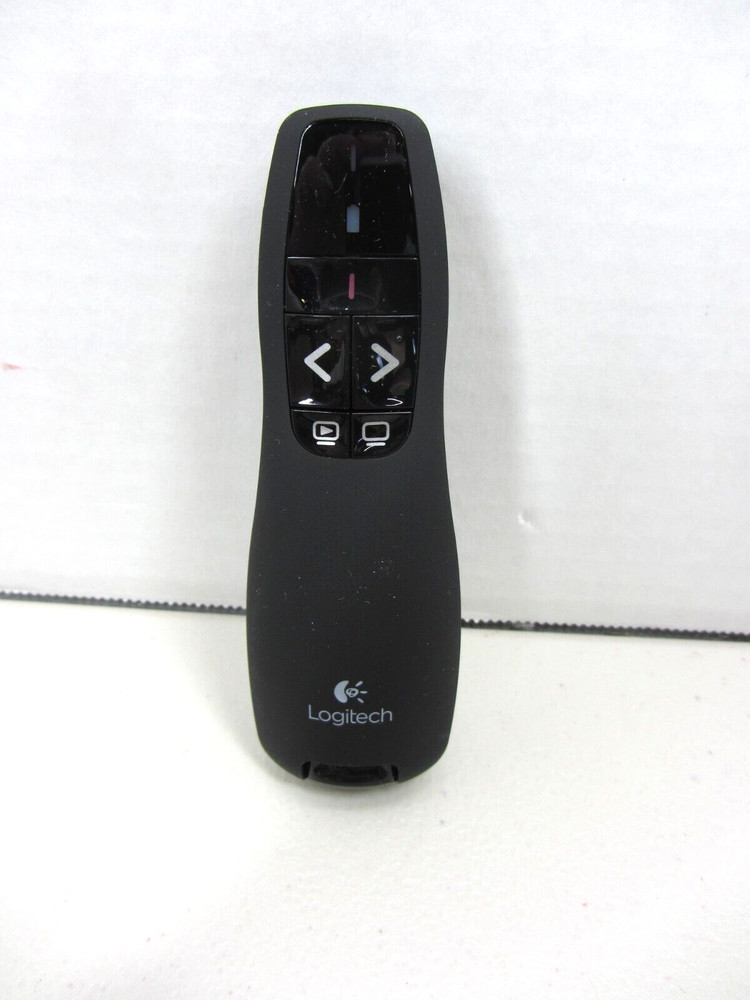 Logitech R400 Presenter Remote Control & Laser Pointer w/Cover-NIOB
