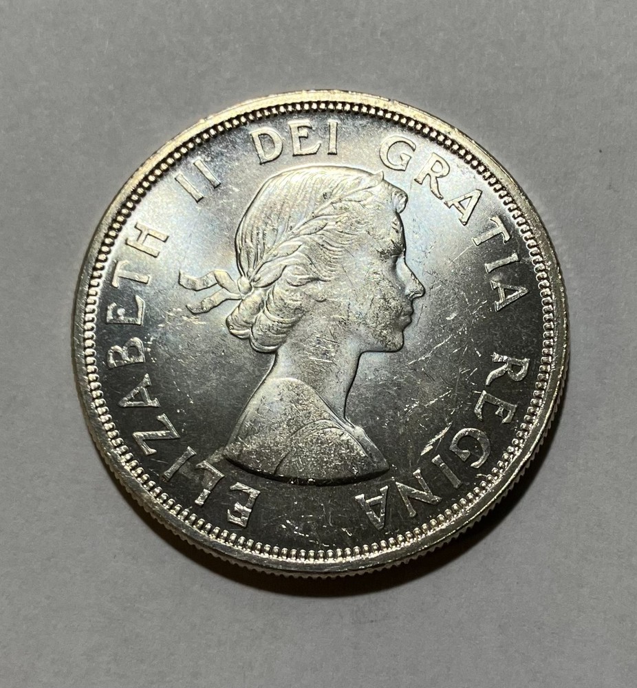 1964 Canada Silver Dollar- "Missing Dot Variety"