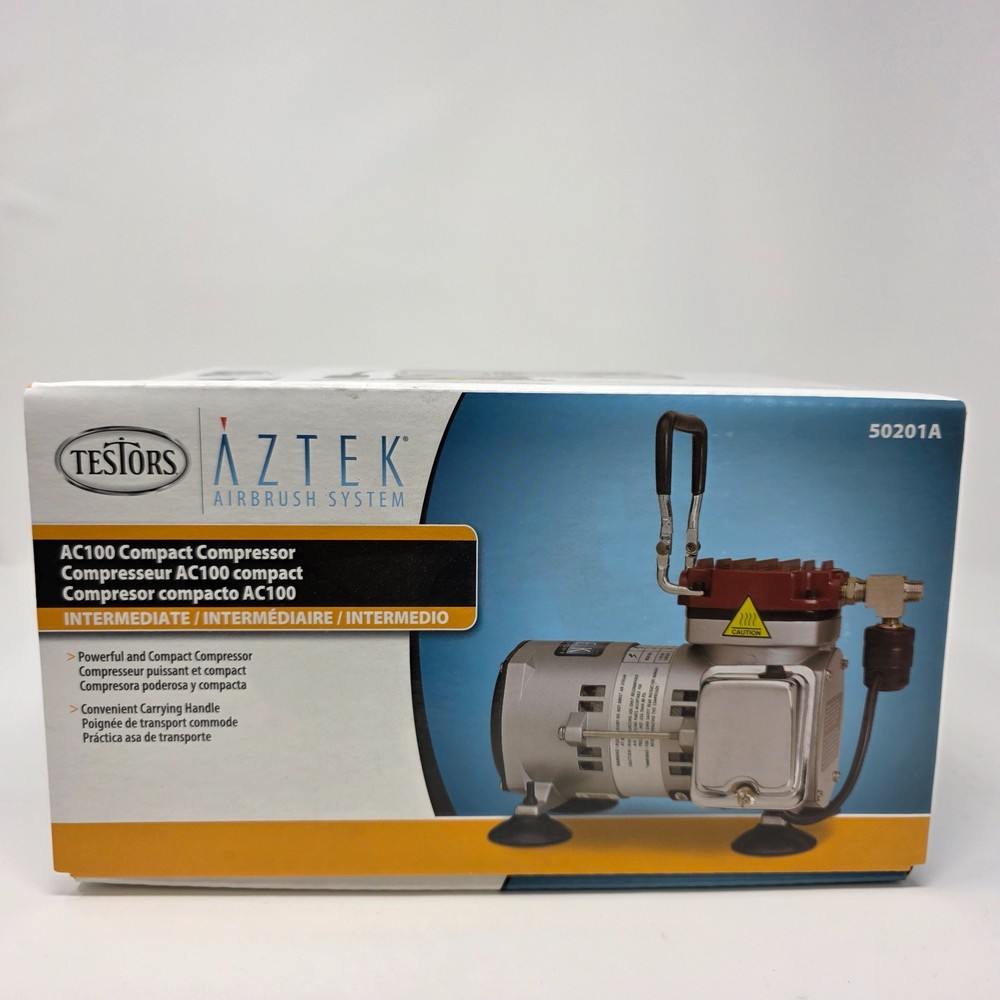 Testors Aztek AC100 Compact Airbrush Compressor 50201A