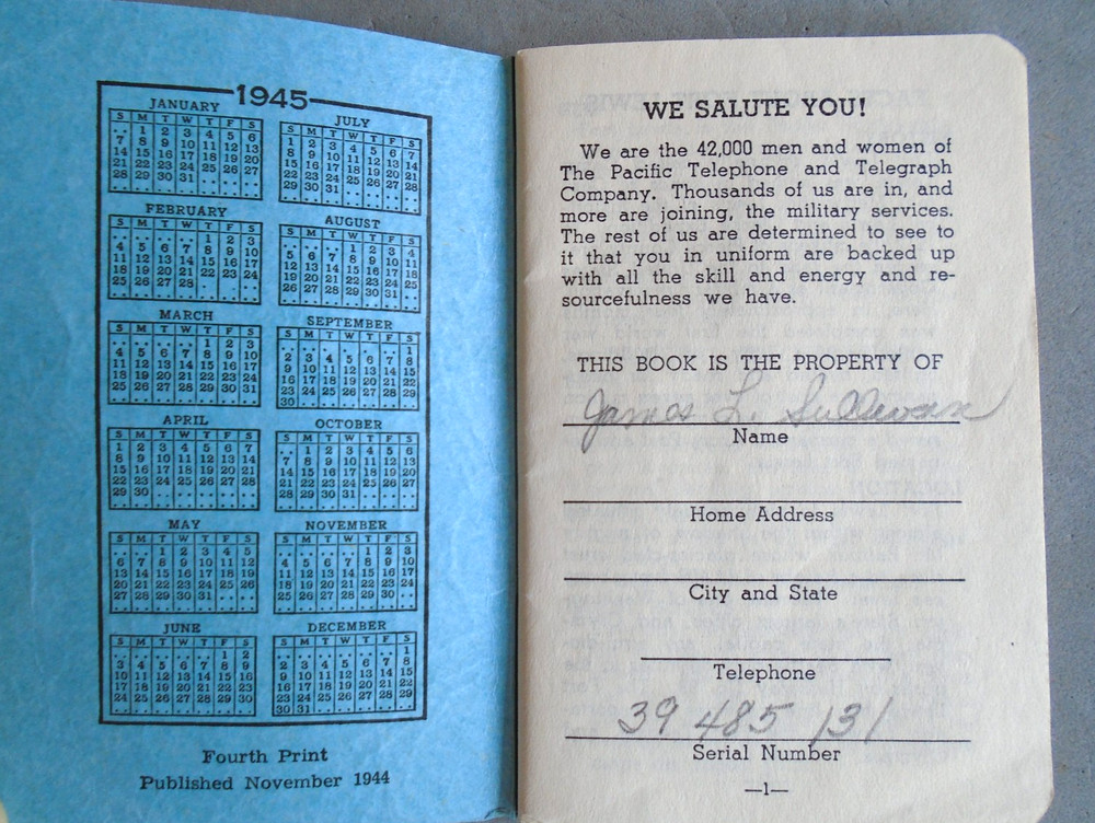 WWII Fort Lewis, Washington, named camp guide