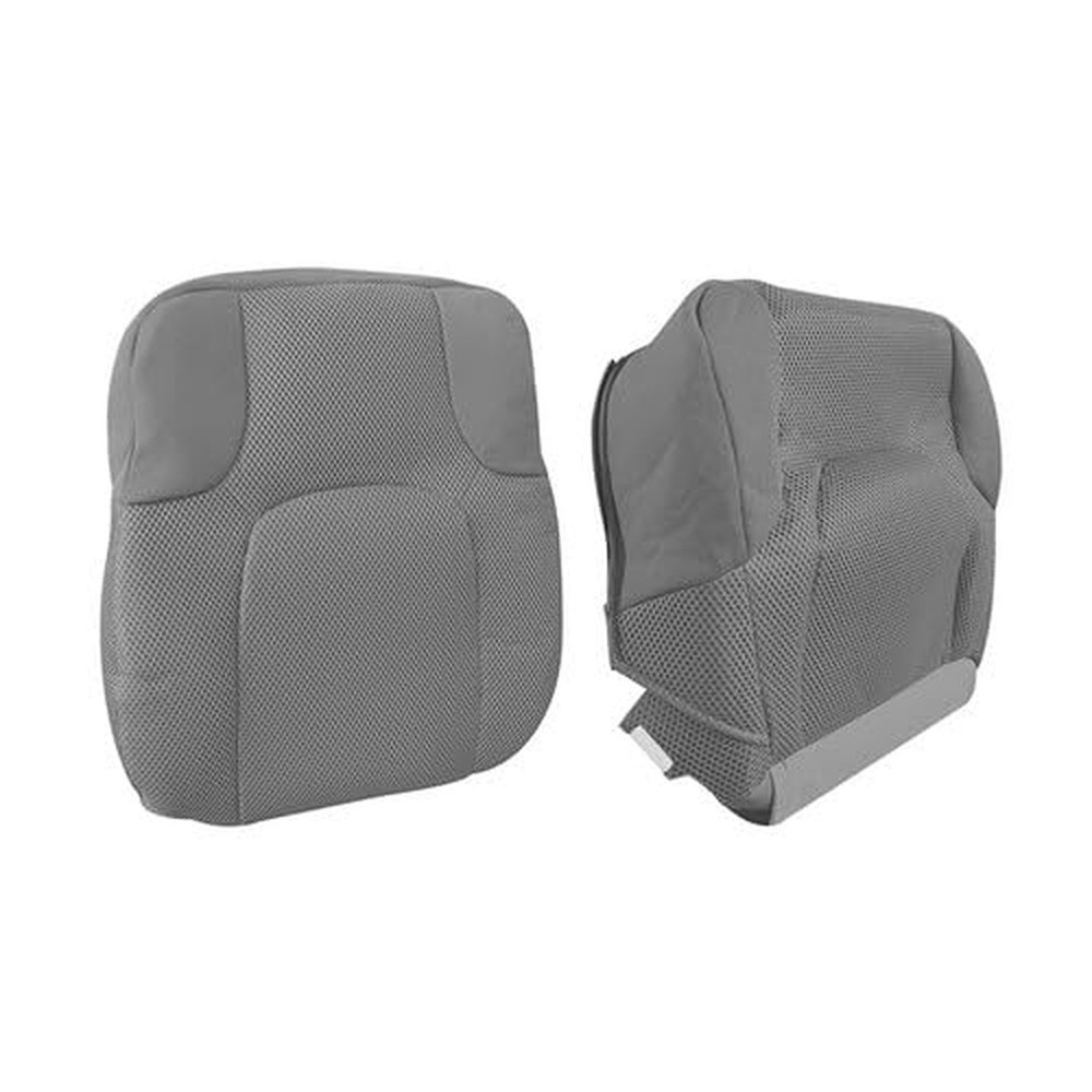 Left Front Driver Side Bottom Top Back Replacement Cloth Seat Cover Steel Gra...