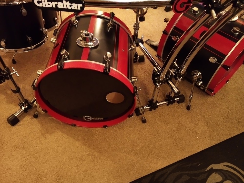 Full 8pc Pdp Custom Kit And Gibraltar Rack