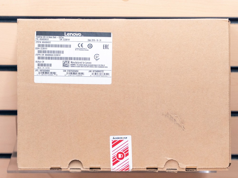 OPEN BOX - Lenovo ThinkPad USB 3.0 Basic Dock | 40AA0045US