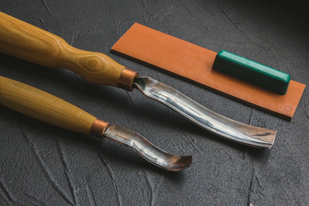 Set of Bent Gouges BeaverCraft