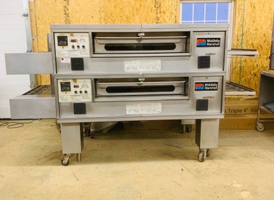 Middleby Marshall PS570G Double Stack Conveyor Pizza Ovens Tested / Working!