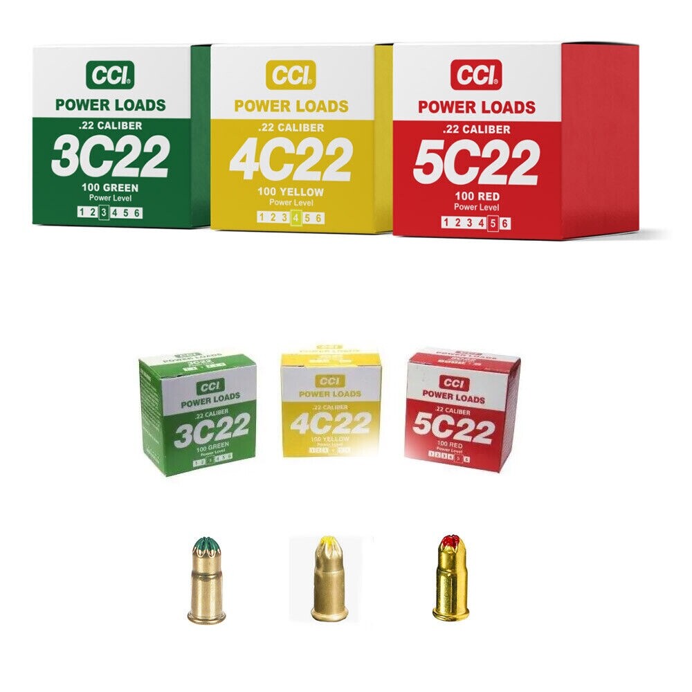 DT Systems 100 Power Loads  .22 Caliber  for use with PRO Dummy Launcher