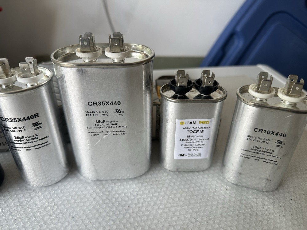 Titan Pro & IRP Motor Run Capacitors Assorted Models 440VAC